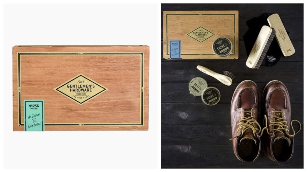 inflyttningspresenterna Presenttips till honom: Gentlemen's Hardware, Skoputsset