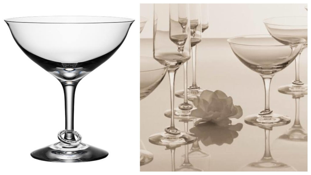 bröllopspresenterna 2024: Amor Vincit Omnia champagneglas från Orrefors