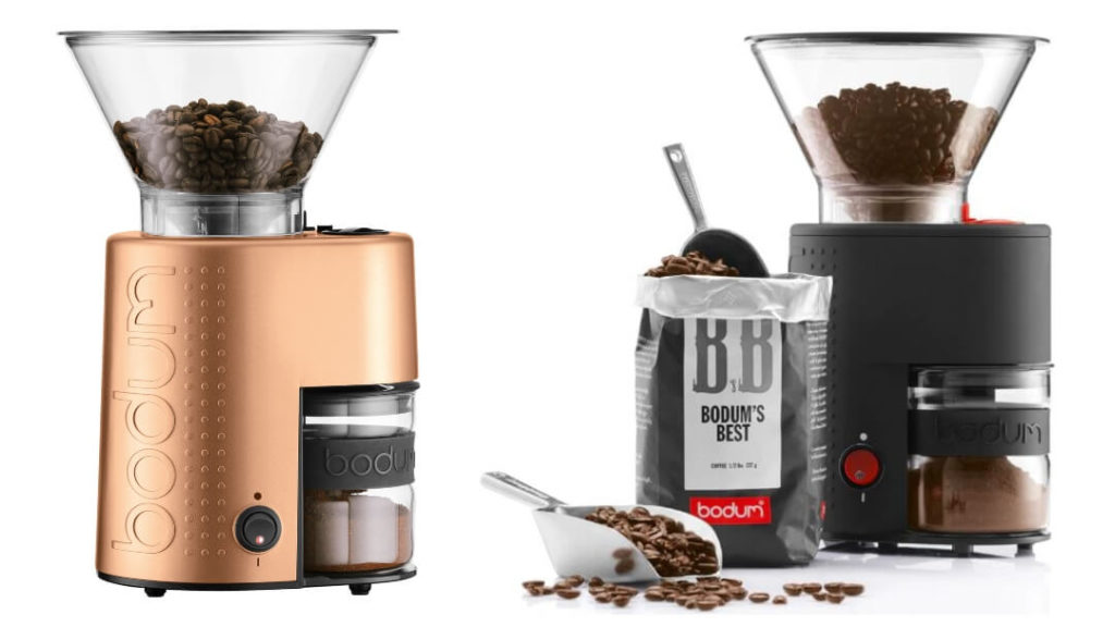 bröllopsdagspresenter 2024: Bistro kaffekvarn från Bodum