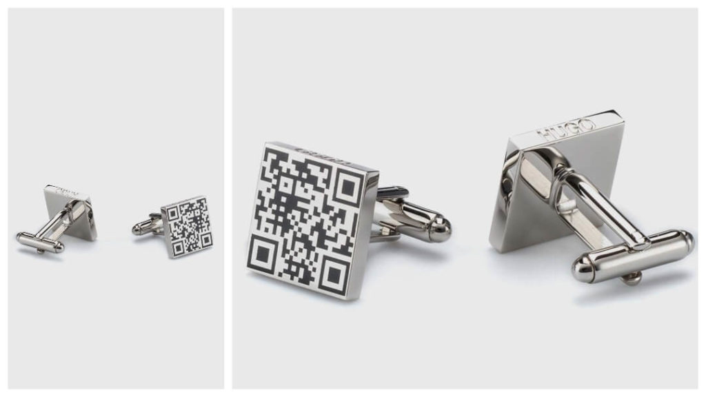 julklappstips 2024: E-QR Code manschettknappar
