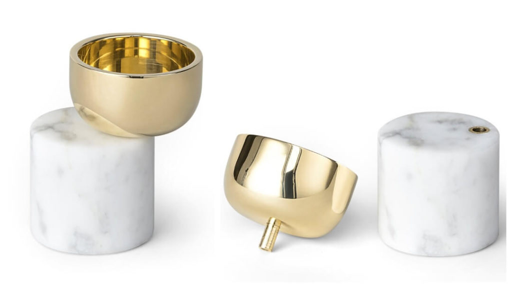 kvinnlig 50 års present: Streamers ljushållare från Skultuna