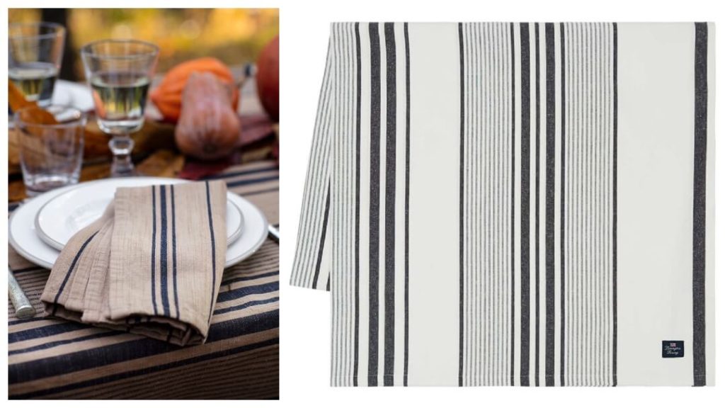 julklappstips 2024: Striped bordsduk