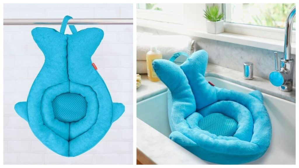 Tips på babyshowerpresenter 2025: Moby badstöd från Skip Hop