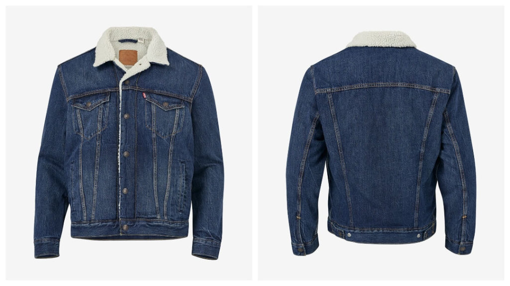 Presenter till pappa 2025: Jeansjacka med teddyfoder från Levi’s