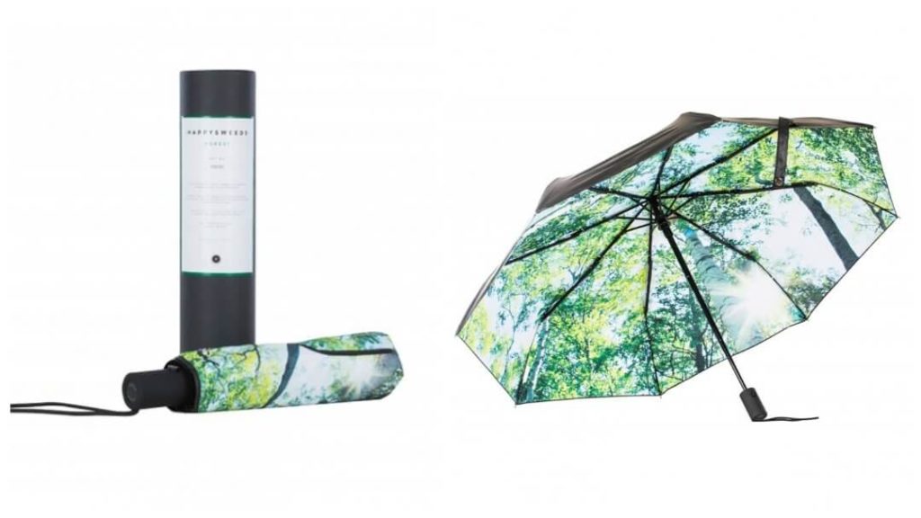Present till pojkvän 2024: Paraply skog