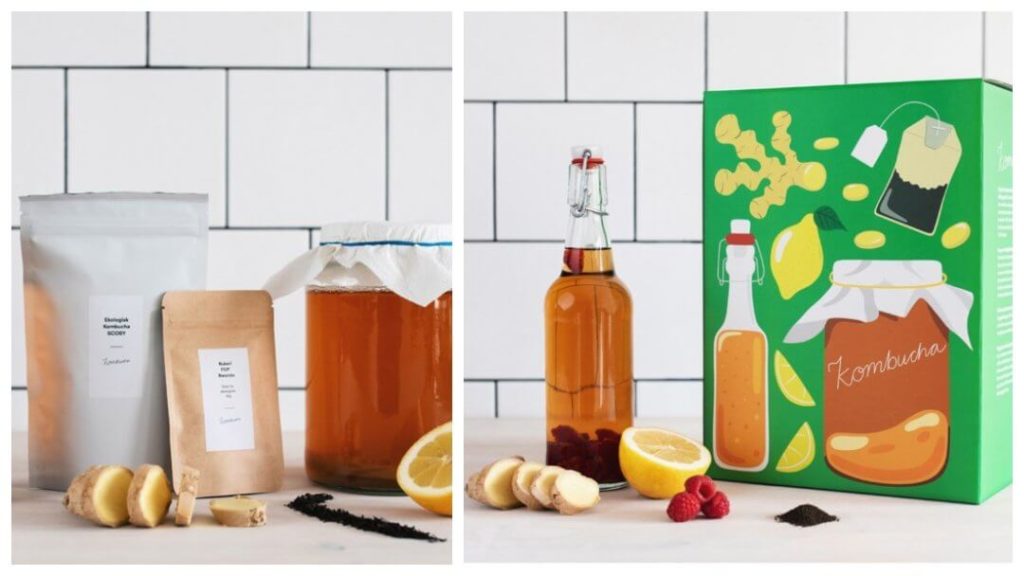 Present till pojkvän 2024: Kombucha kit