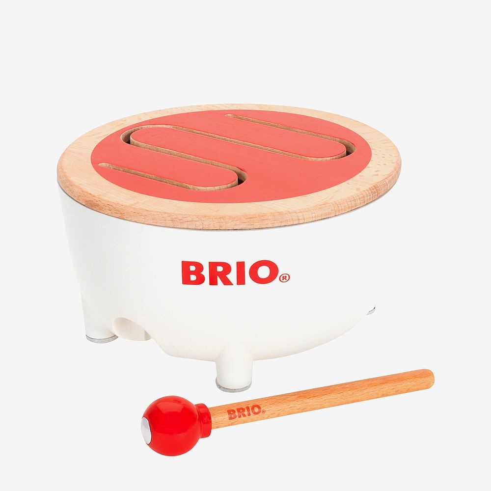 Present från 2 år: Brio barntrumma