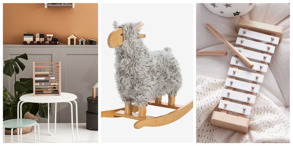 Kollage med ideer på present till 3-åring