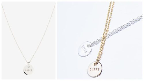 julklapptips till flickvännen: halsband queen coin från emma israelsson