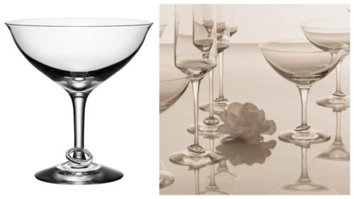 Årets ideer til bryllupsgave: Amor Vincit Omnia champagneglass fra Orrefors