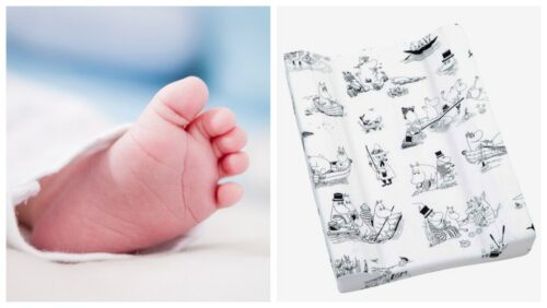 Moomin skjærgården stellematte fra Rätt Start - Gavetips til babyshower