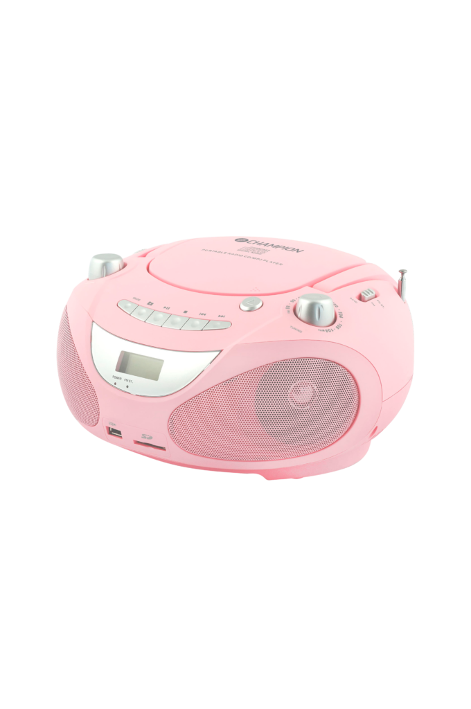 Champion Nordic Boombox CD/Radio/MP3/USB Pink ABB200P