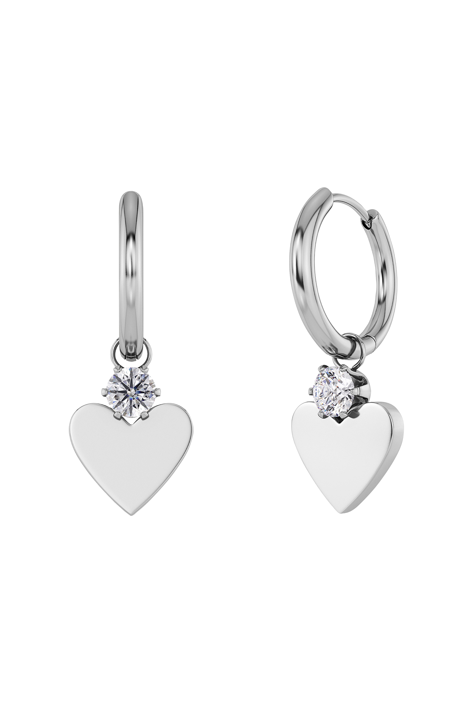 Edblad Øreringer Love Spark Hoops Steel