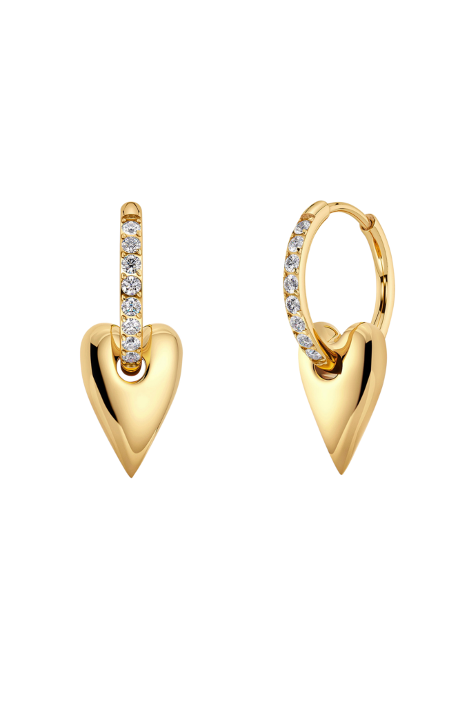 Edblad Örhängen Amore Sparkle Hoops S Gold
