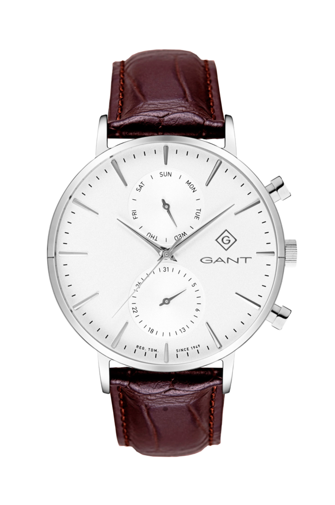 Gant Klocka Park Hill Day-Date II White/Brown