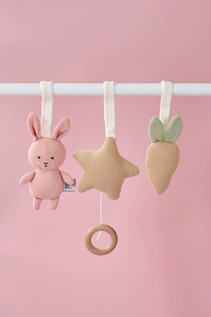 JaBaDaBaDo Babygym leksaker Bunny rosa