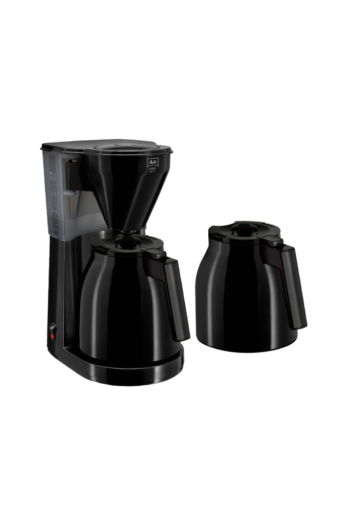 Melitta Kaffebryggare Easy 2.0 Therm 2 Kannor Svart